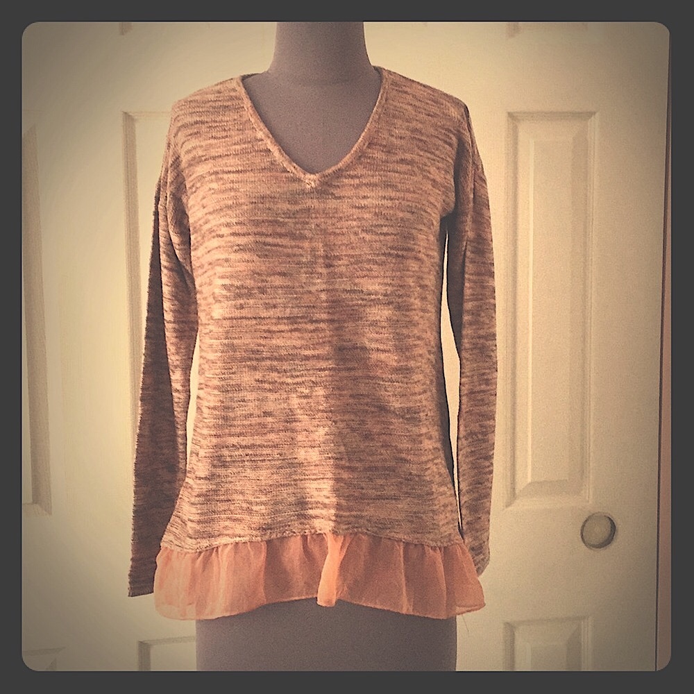 Marbles Pink & Grey Sweater